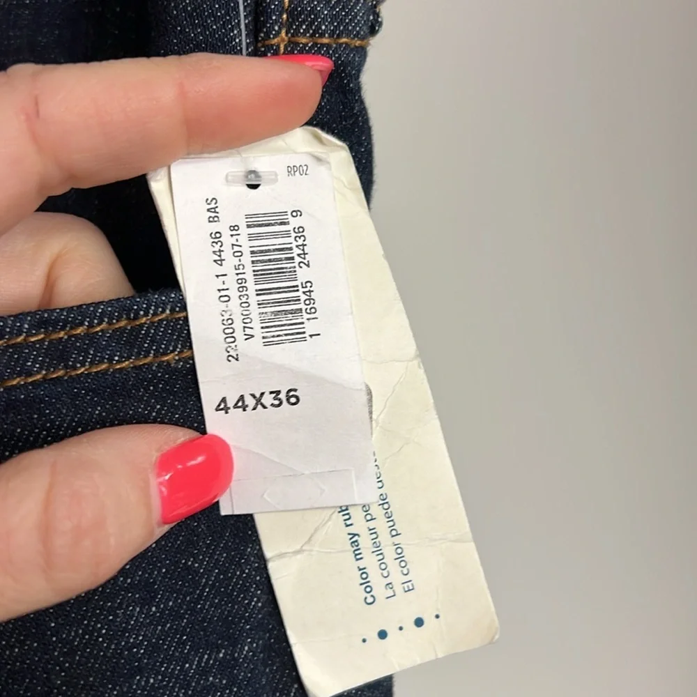 NWT‎ Old Navy Dark Wash Blue Jeans- 44x36
